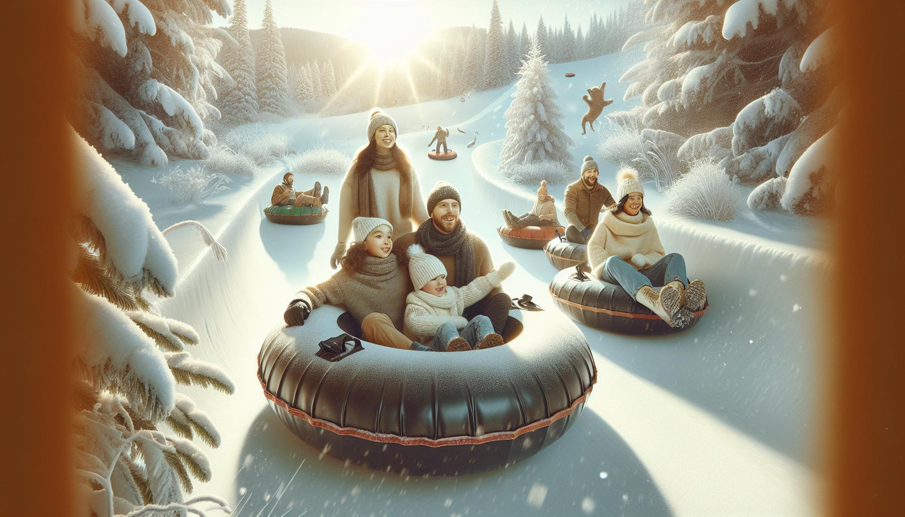 Snow Tube Activities for Winter Family Fun