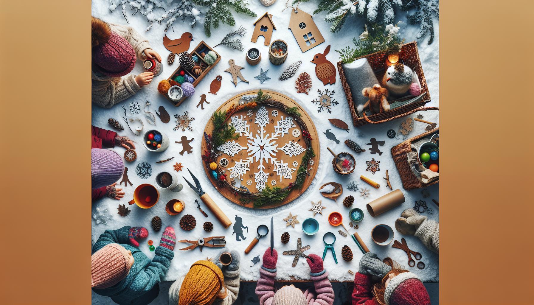 Snowflake Hunt: A Magical Winter Activity for Kids