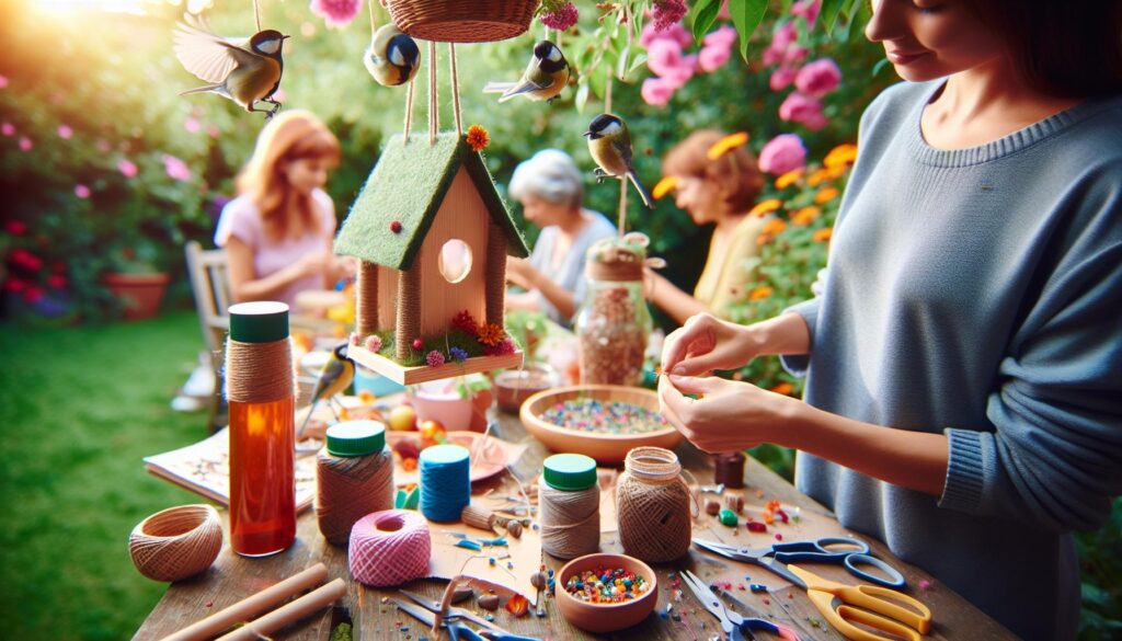 Make a Cheap, Easy Fall Bird Feeder for Backyard Birds