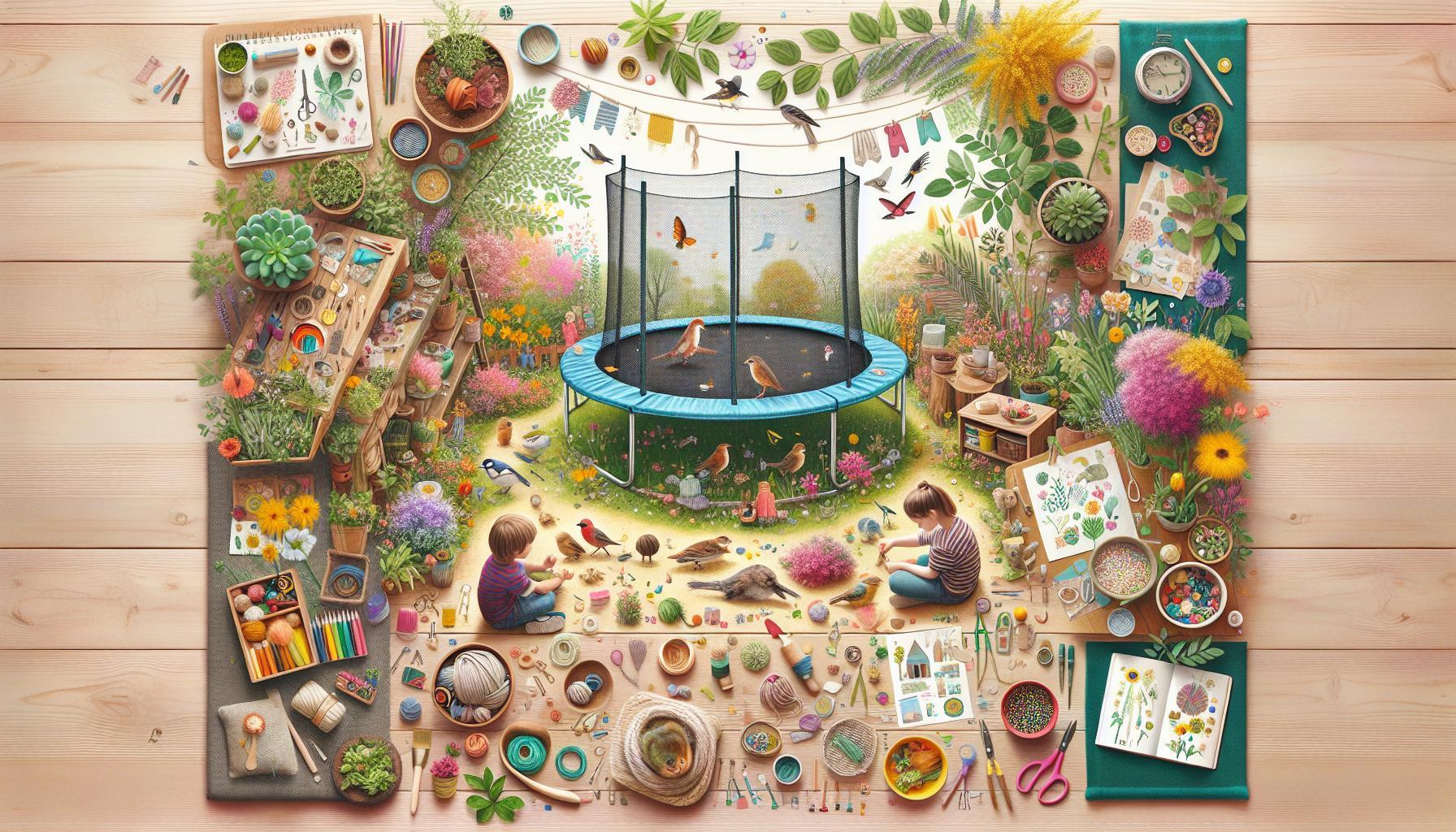 How to Make a Fort on a Trampoline: Create Outdoor Magic