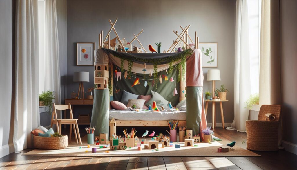 How to Make a Fort on a Queen Size Bed: Big Fun Indoors