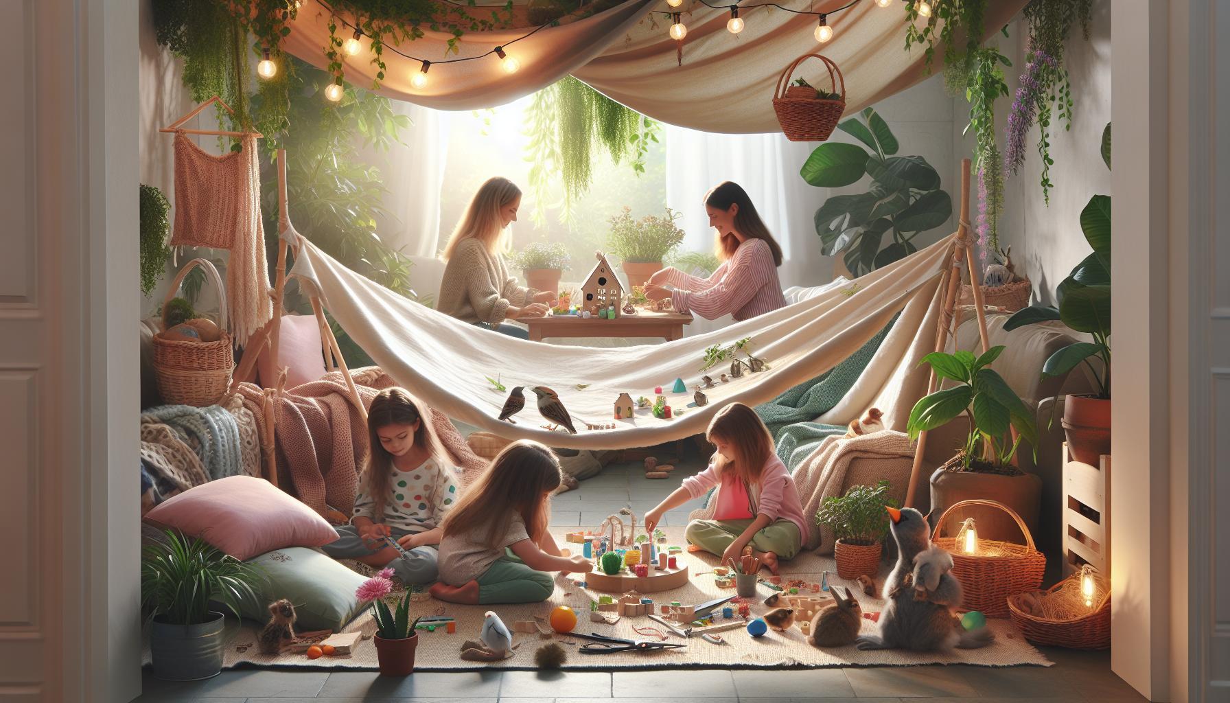 Blanket Fort Kit: Ultimate Kit for Cozy Indoor Play