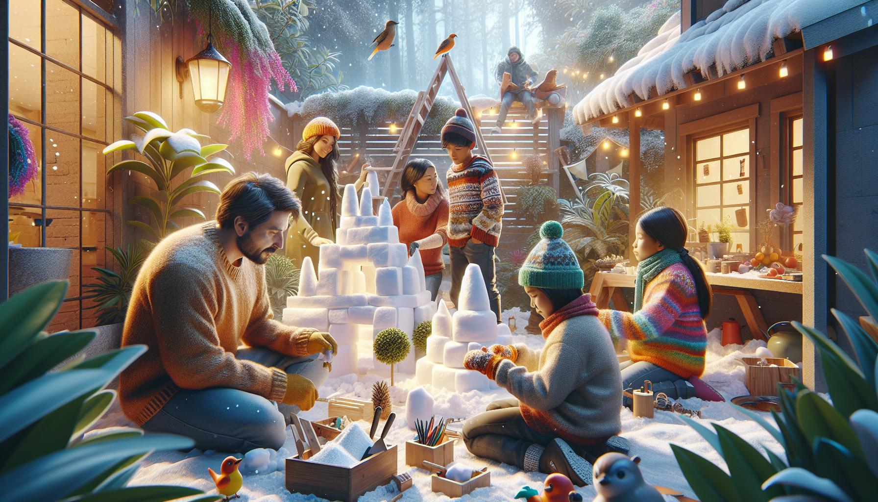 Safety Tips for Building Snow Structures in your Backyard