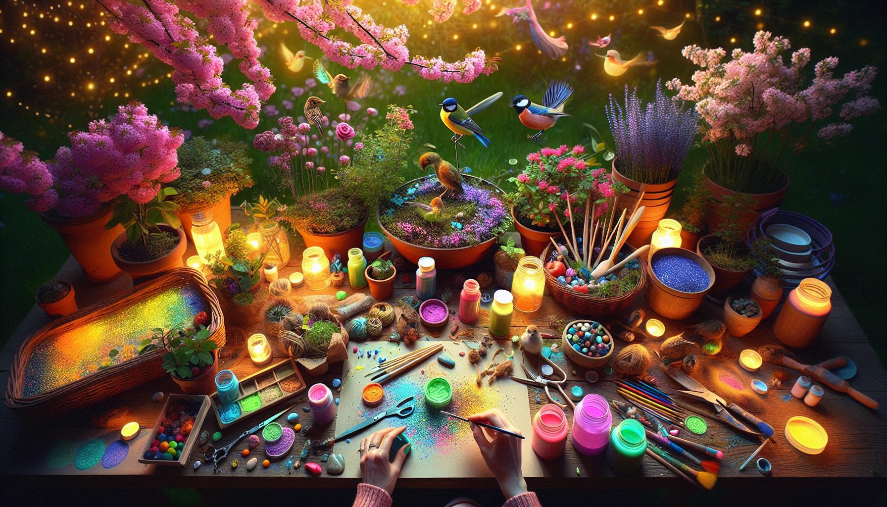 Incorporating Glow-in-the-Dark​ Paints‌ and Powders into Garden decor