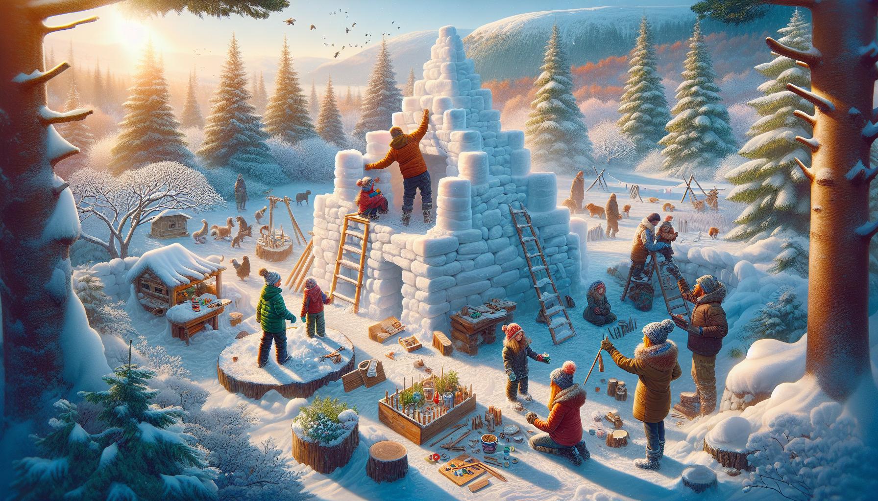 Snow ​Fort Architecture: tips for Design and ⁣Stability